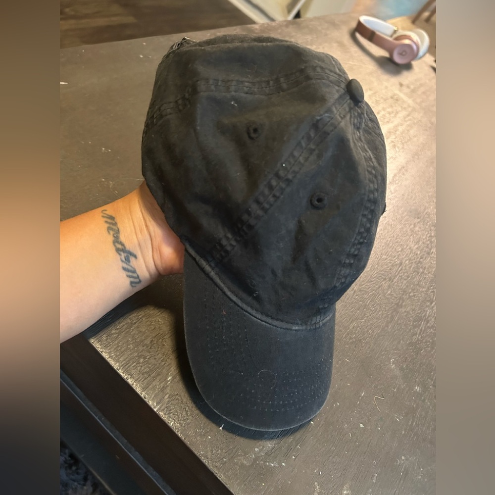 Pacific Headwear vintage collection - Black strap back hat